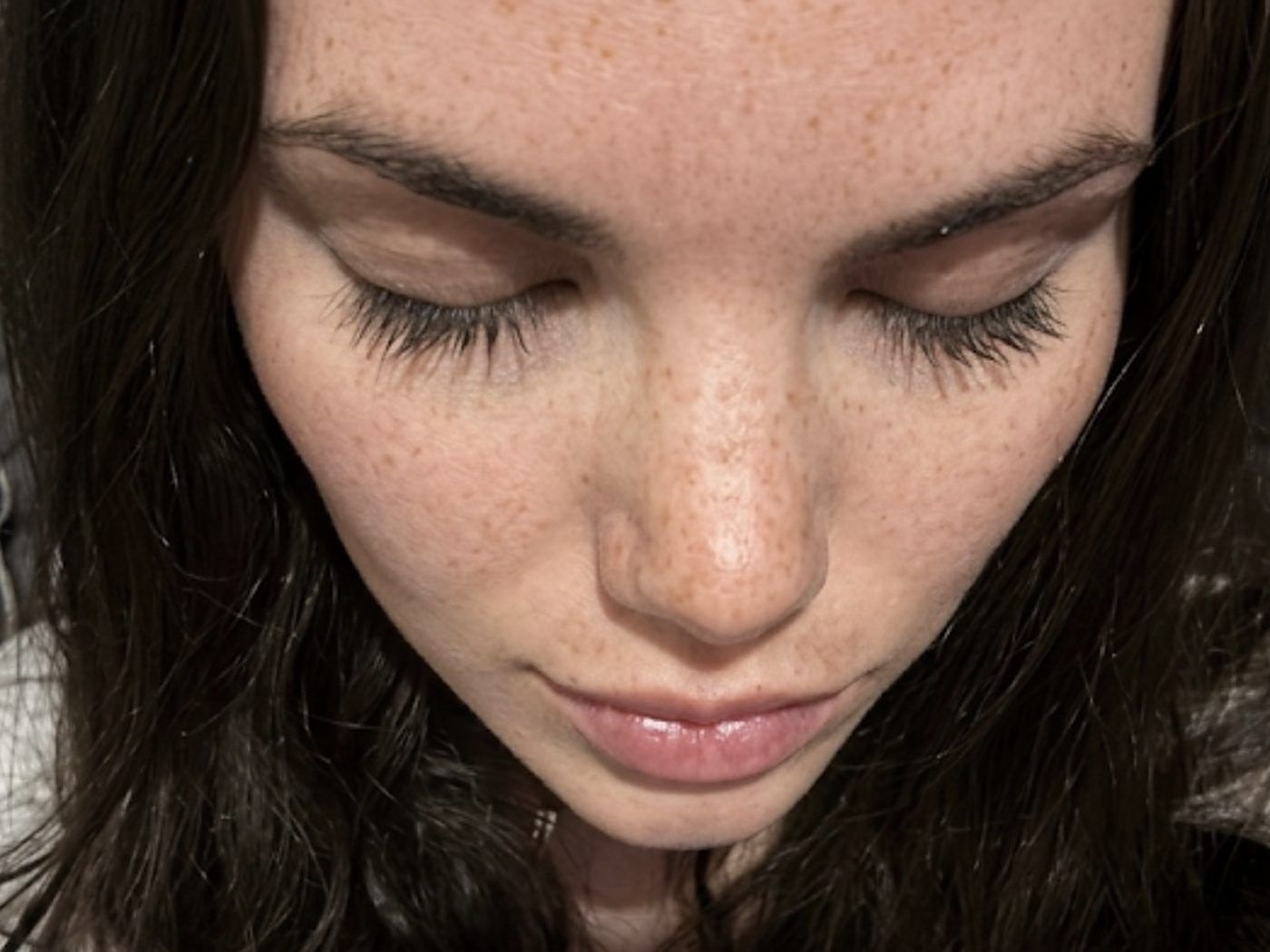 Rafaëlle's lashes after Orya